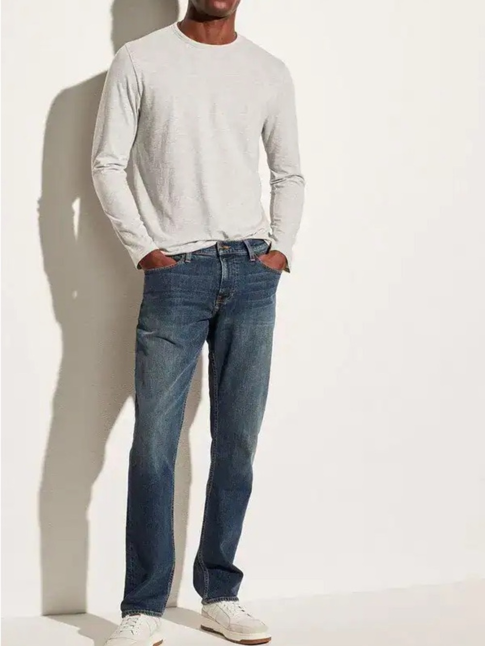 Vince Men’s DM 01 Classic Straight Denim Blue Jeans